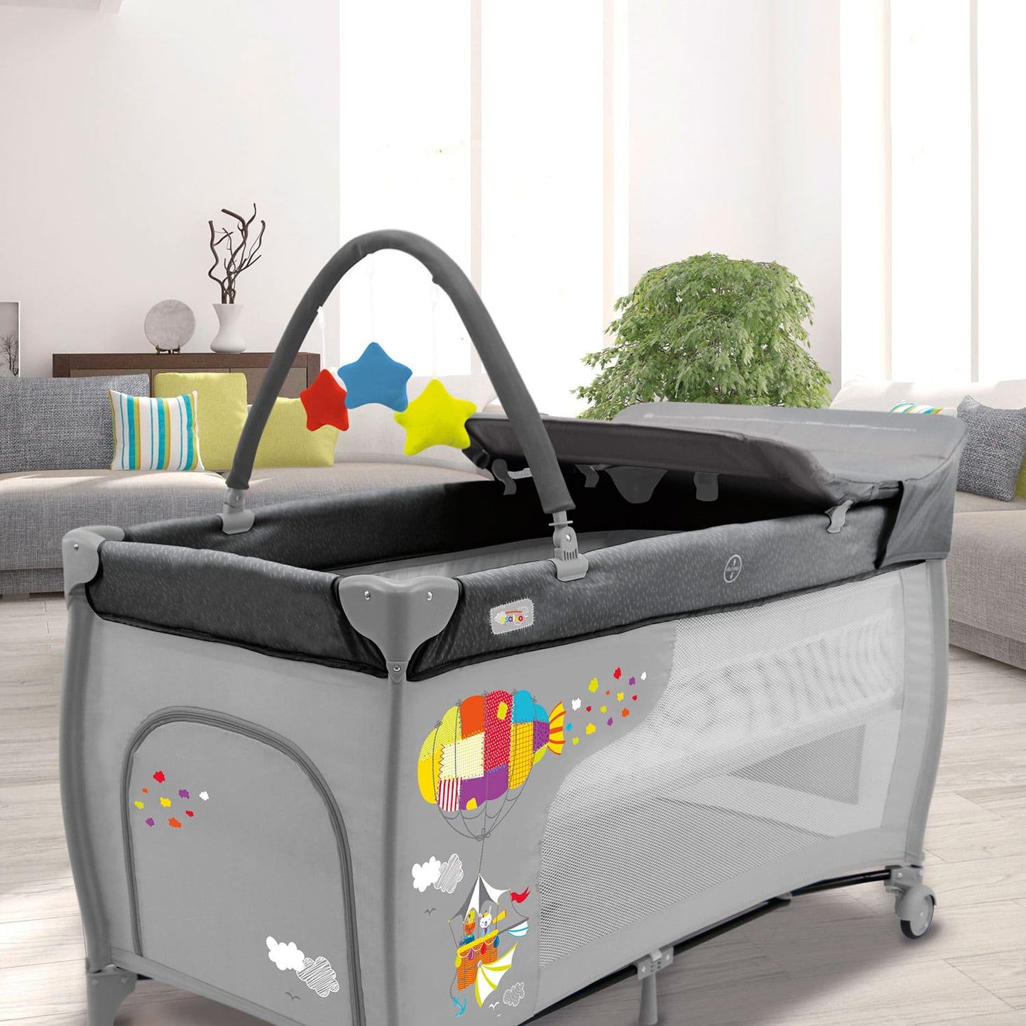 Reisebett COT MIX PLUS ZEPPELIN