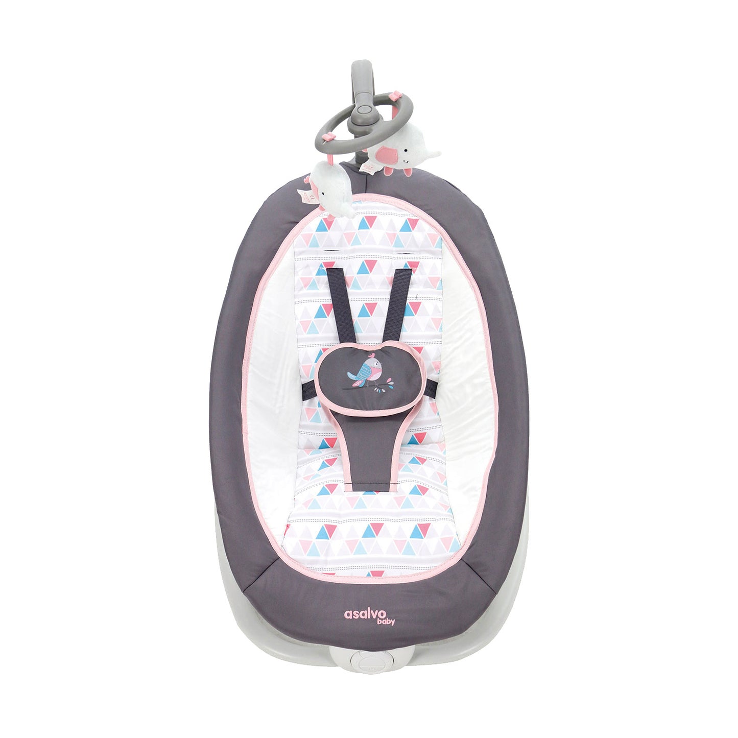 Babywippe BIRDS PINK