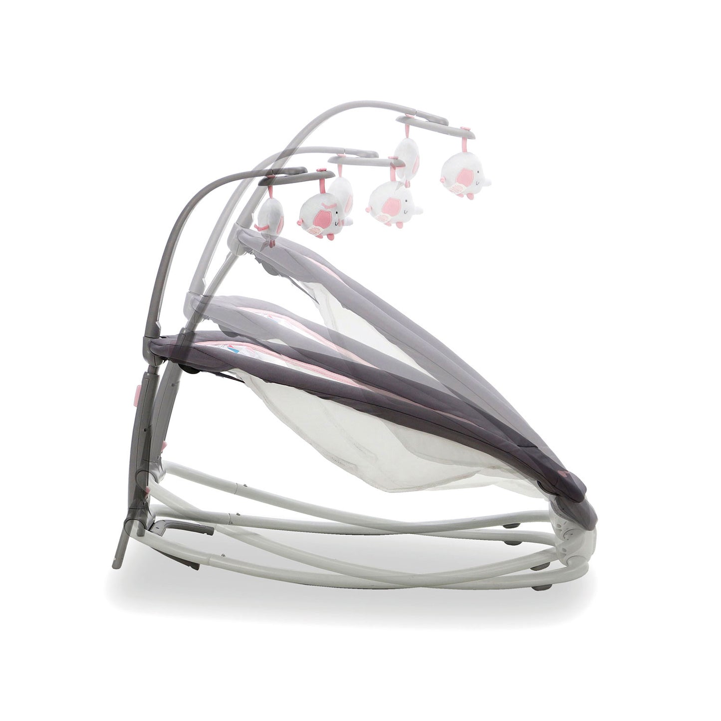 Babywippe BIRDS PINK