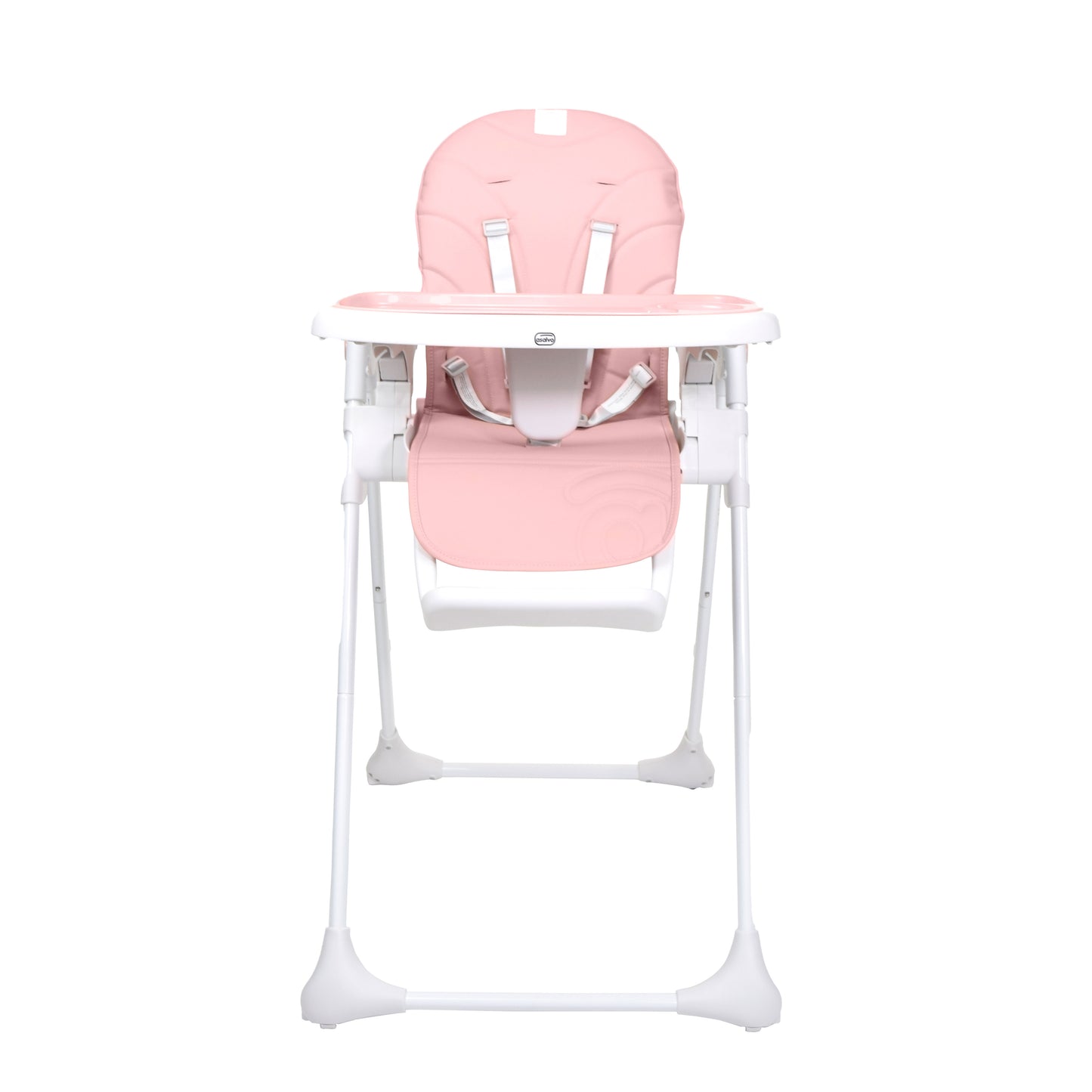 La chaise haute Arzak en rose est pratique et fonctionnelle