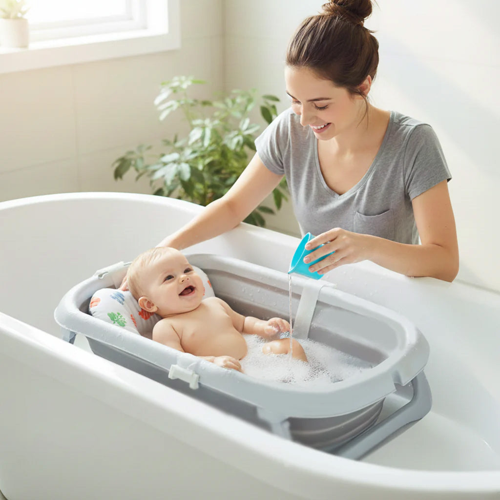 Asalvo Faltbare Badewanne mit liege Matte