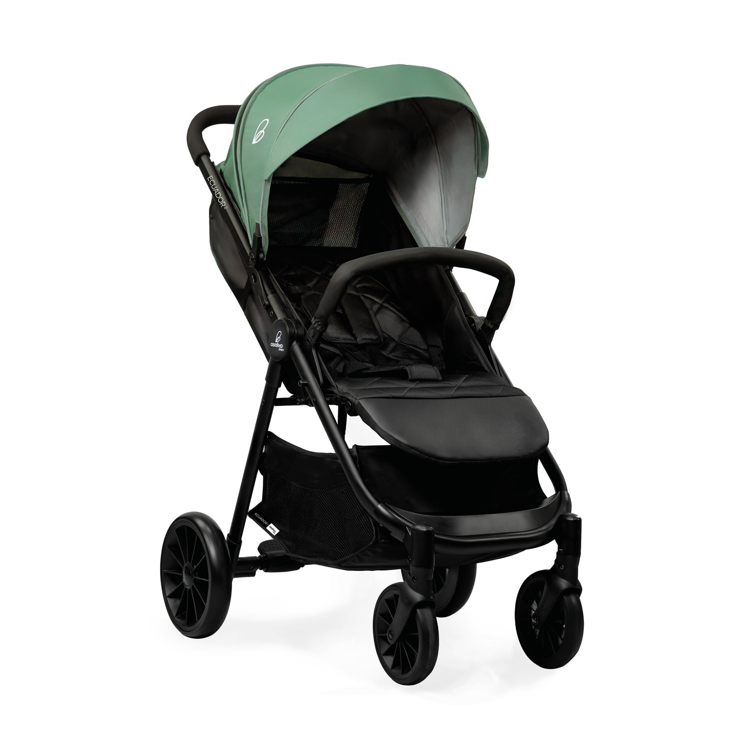 3 in 1 Kinderwagen ECUADOR II grün