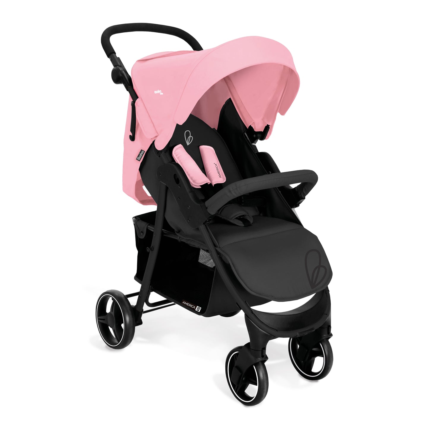 Kinderwagen America 3 Rosa