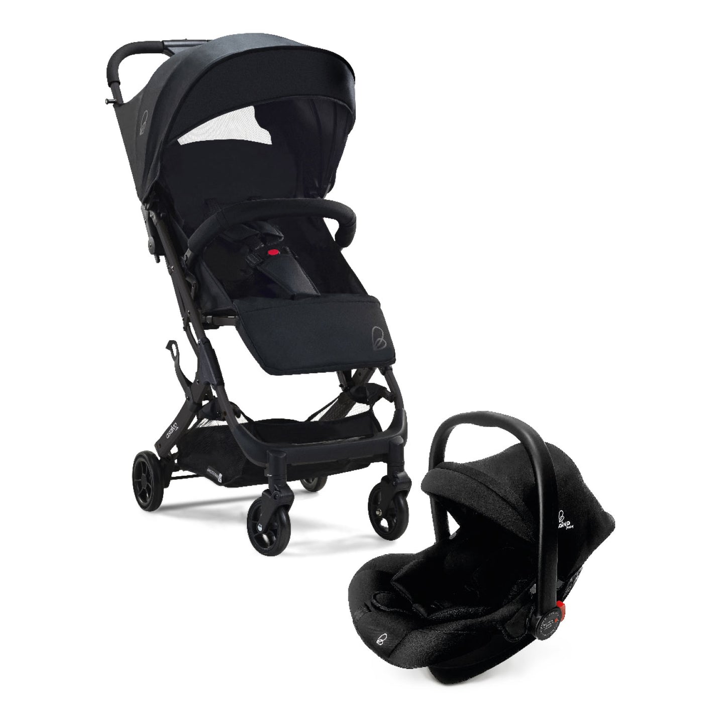 Kinderwagen Travel System Amsterdam Schwarz