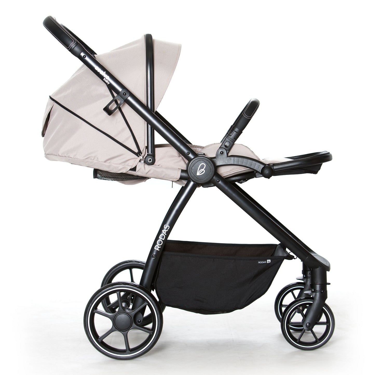 2 in 1 Buggy System DUO RODAS BEIGE