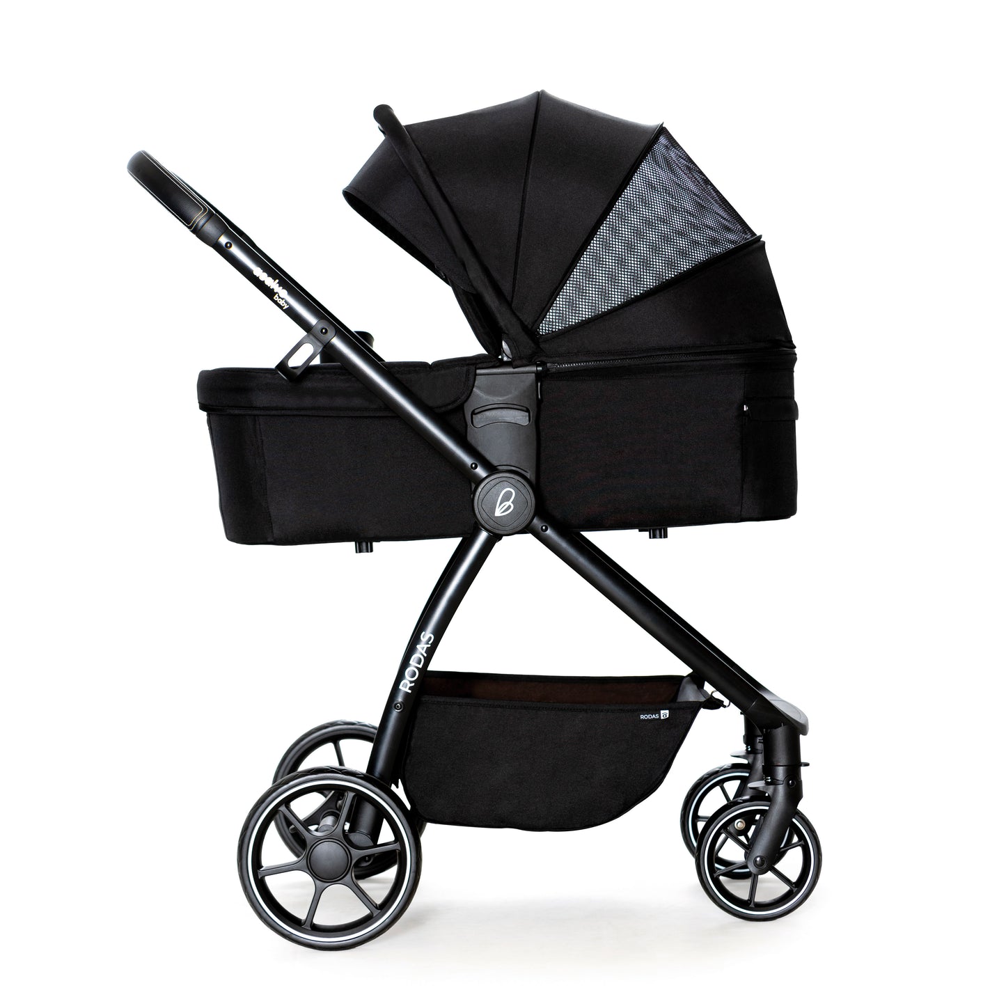 2 in 1 Buggy System DUO RODAS BLACK