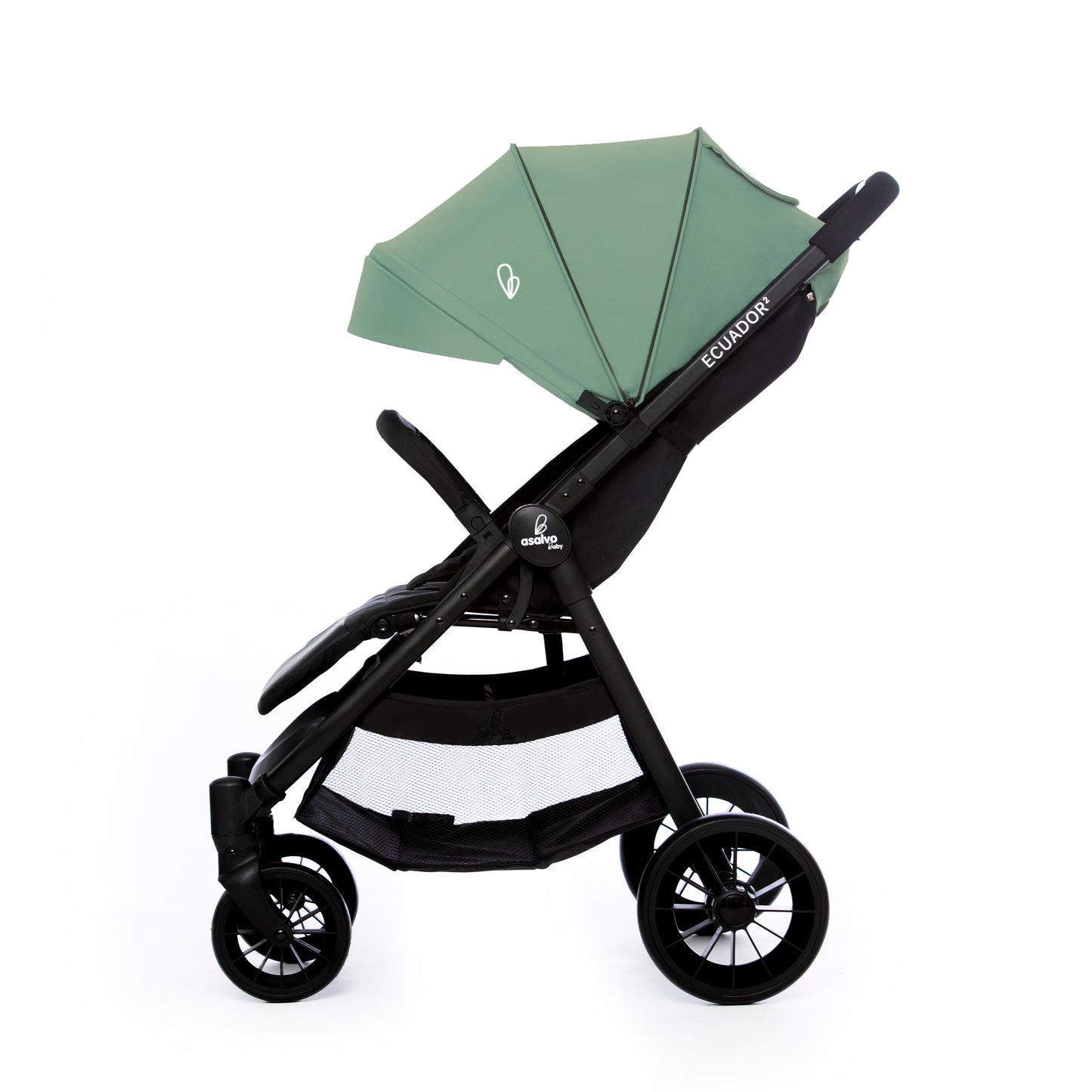 3 in 1 Kinderwagen ECUADOR II grün