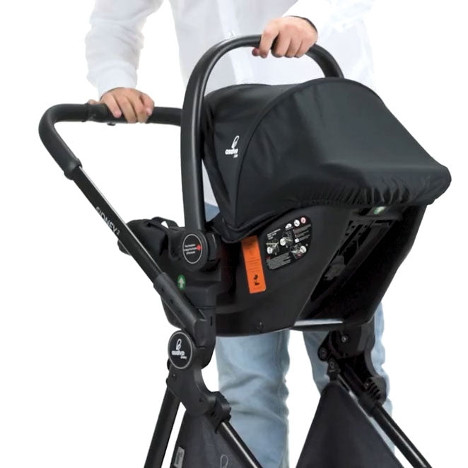 Kinderwagen Set SIDNEY II GREY Convertible als Trio