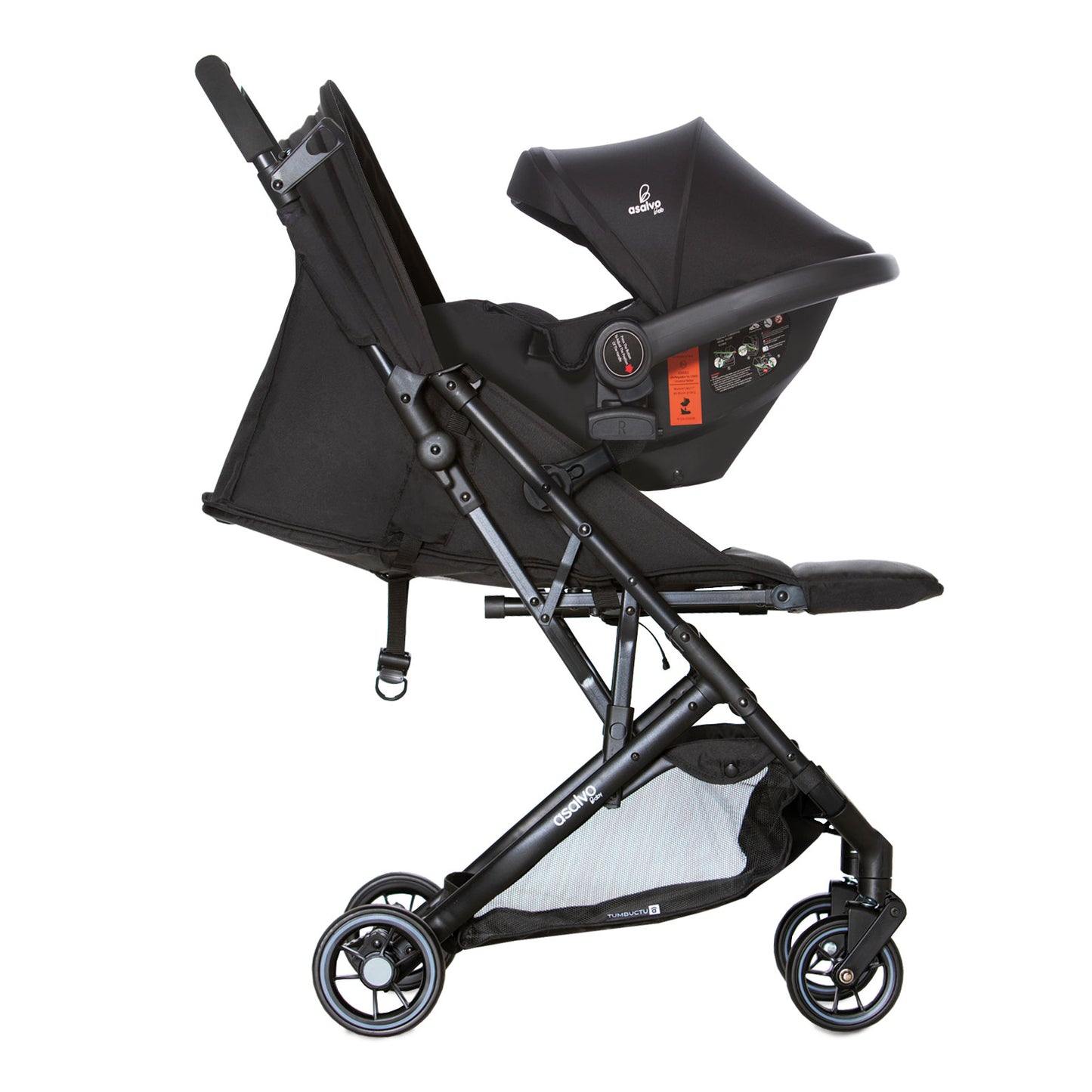 2 in 1 Buggy Travel System TUMBUCTU BLACK