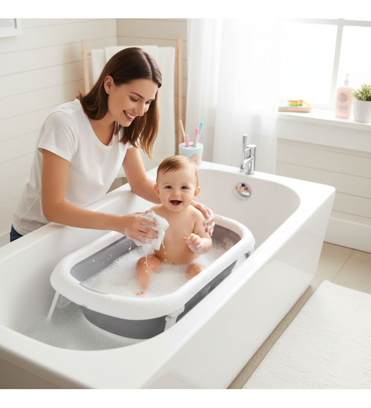 Komfortable und Faltbare Badewanne Lucca