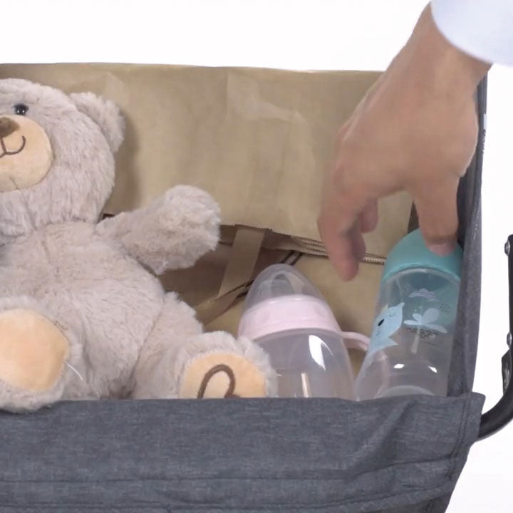 Kinderwagen Set SIDNEY II GREY Convertible als Trio