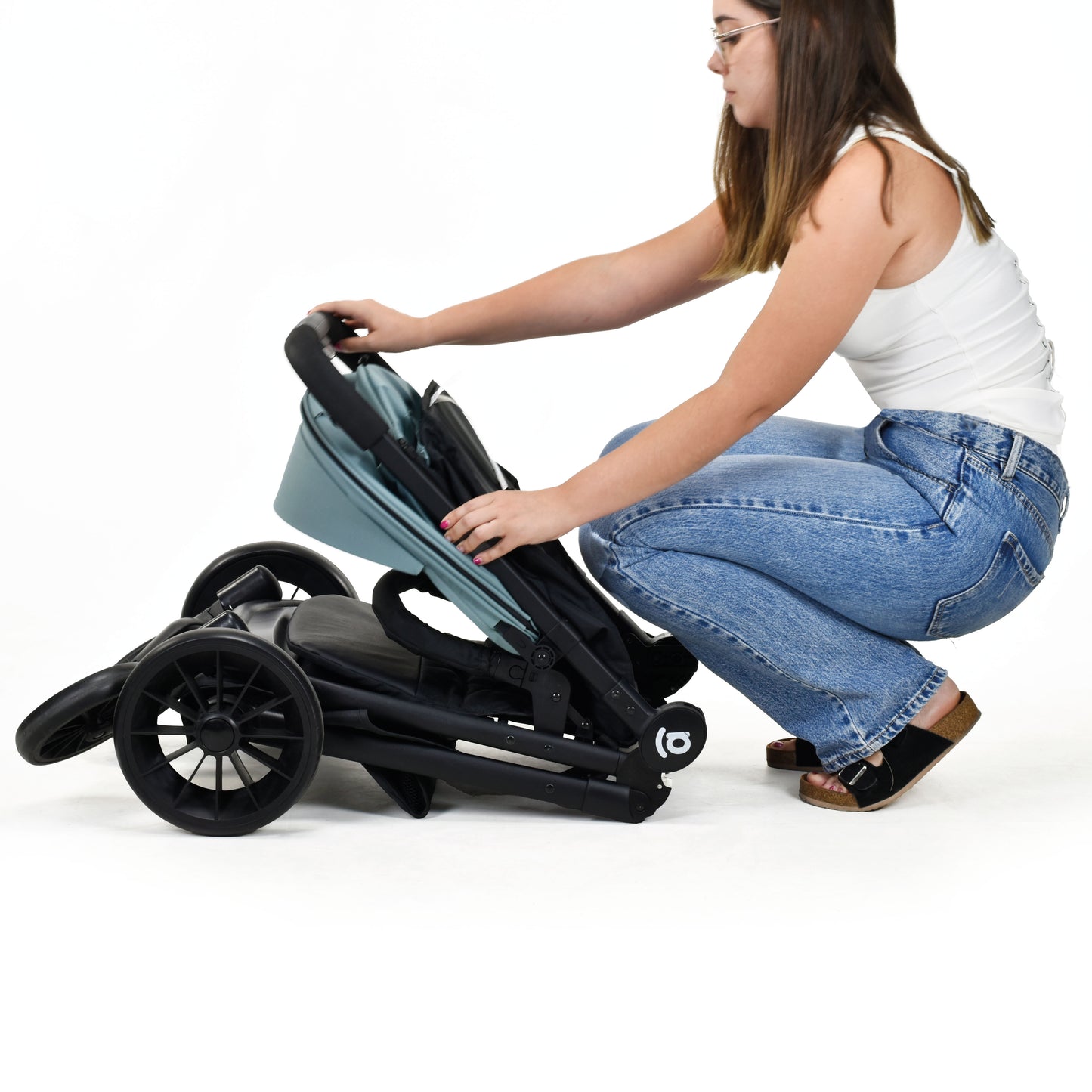 3 in 1 Kinderwagen ECUADOR II grün