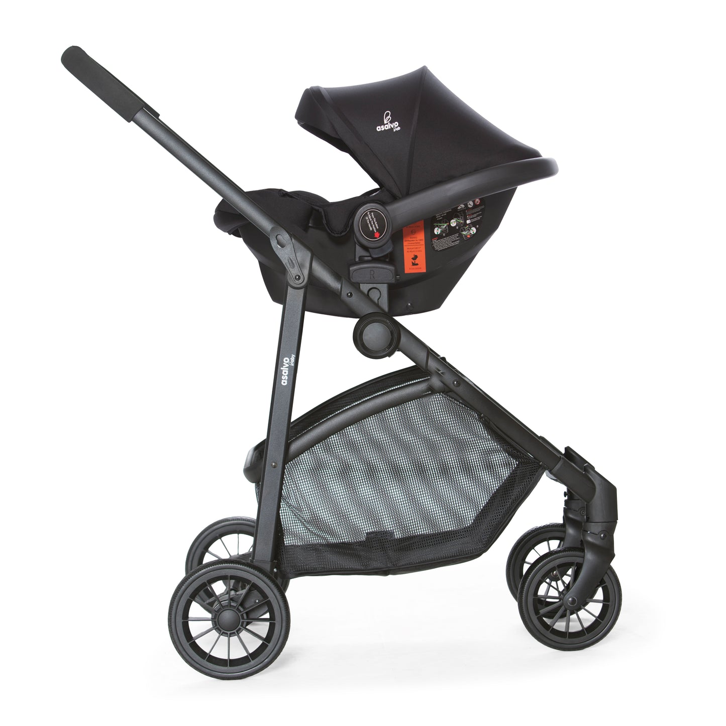 Kinderwagen Set BIARRITZ BLACK Convertible als Trio