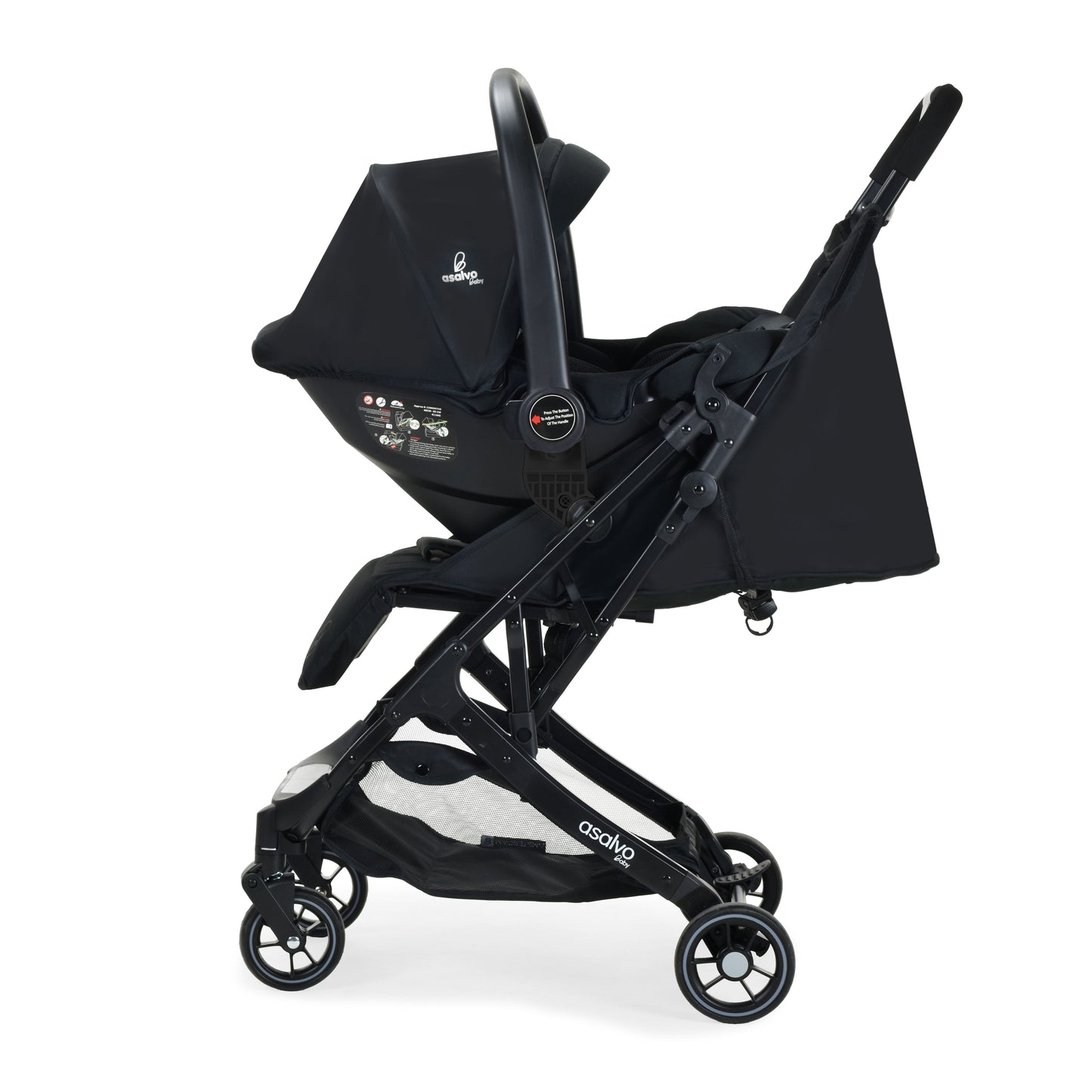 Kinderwagen Travel System Amsterdam Schwarz