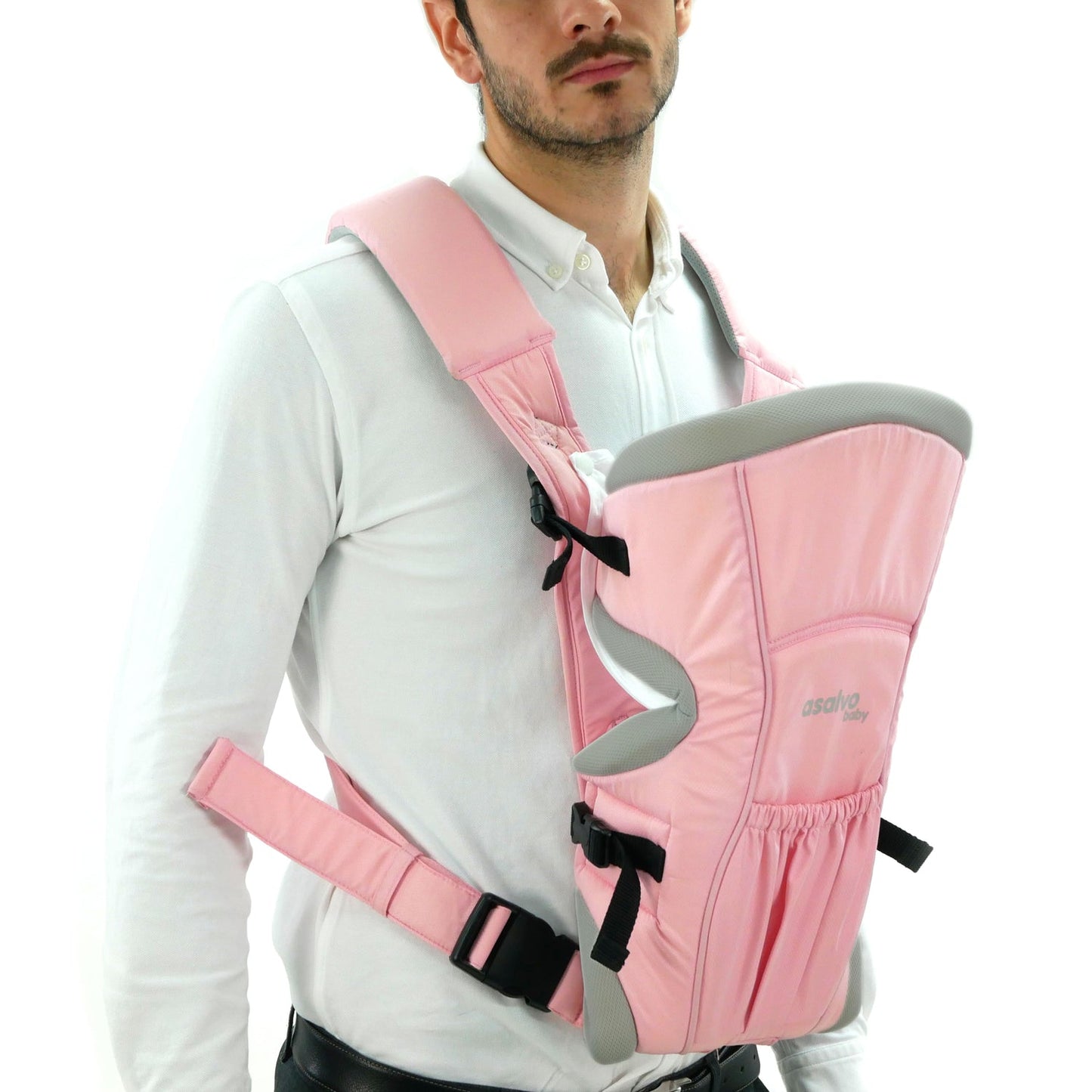 Asalvo Bauchtrage & Babytrage in Pink