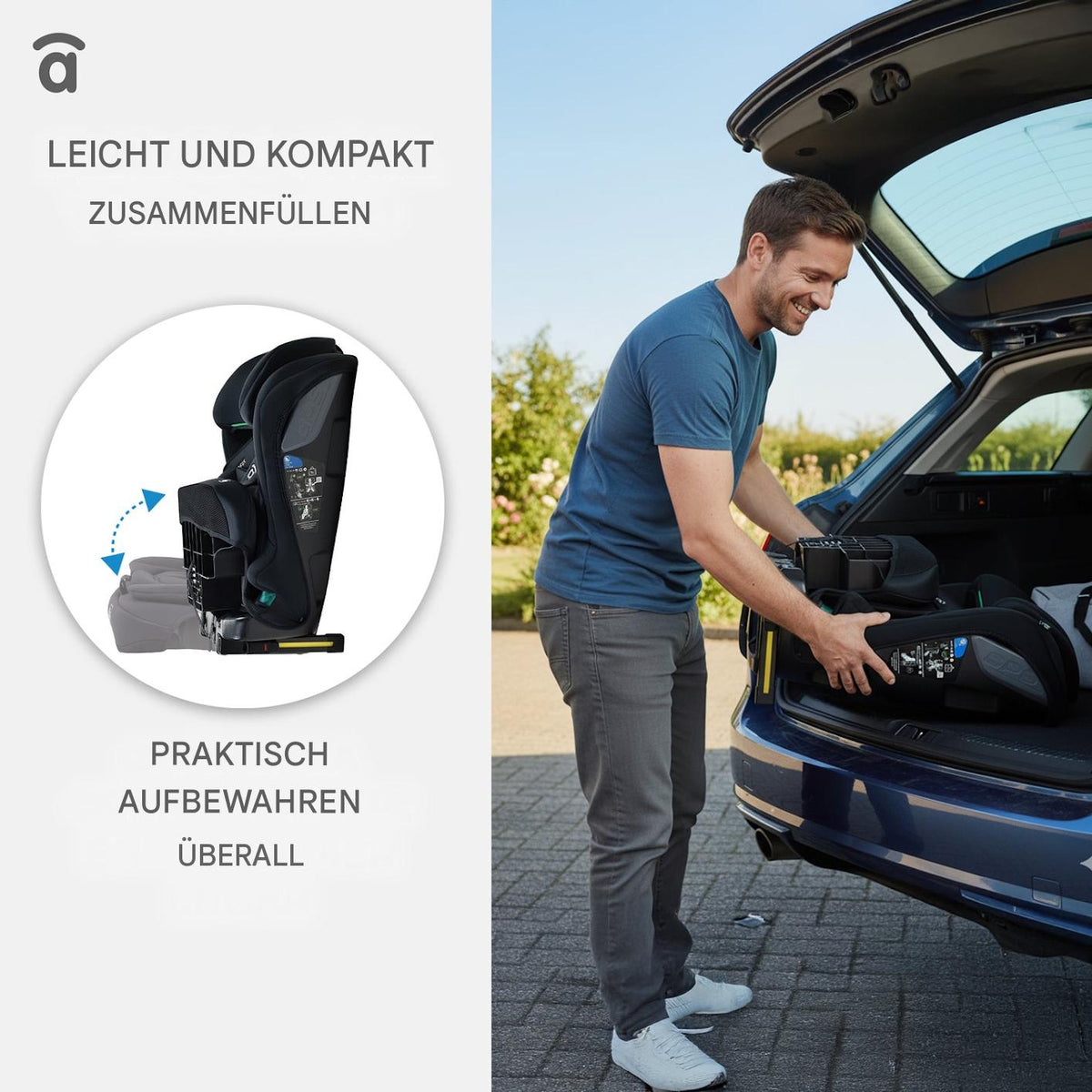 AUSTEN 2 BLACK child car seat