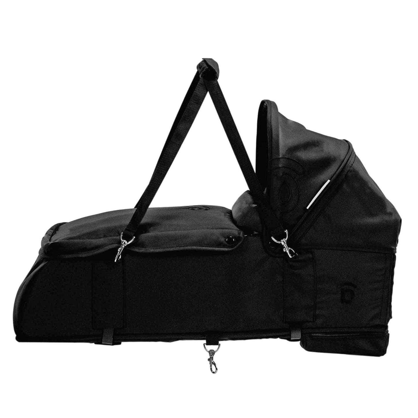 Asalvo Babywanne für Kinderwagen in schwarz