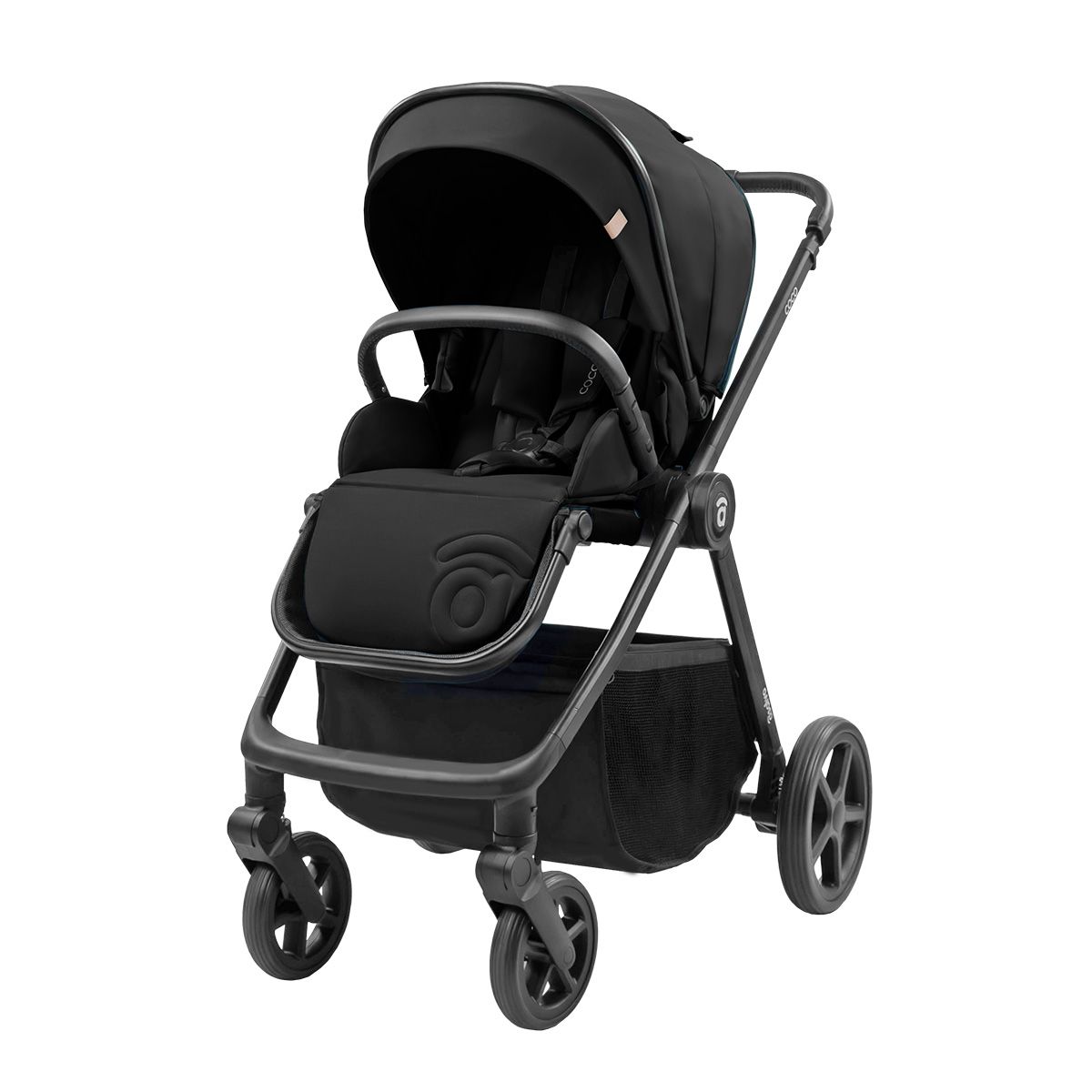 Asalvo Kinderwagen Duo Coco schwarz
