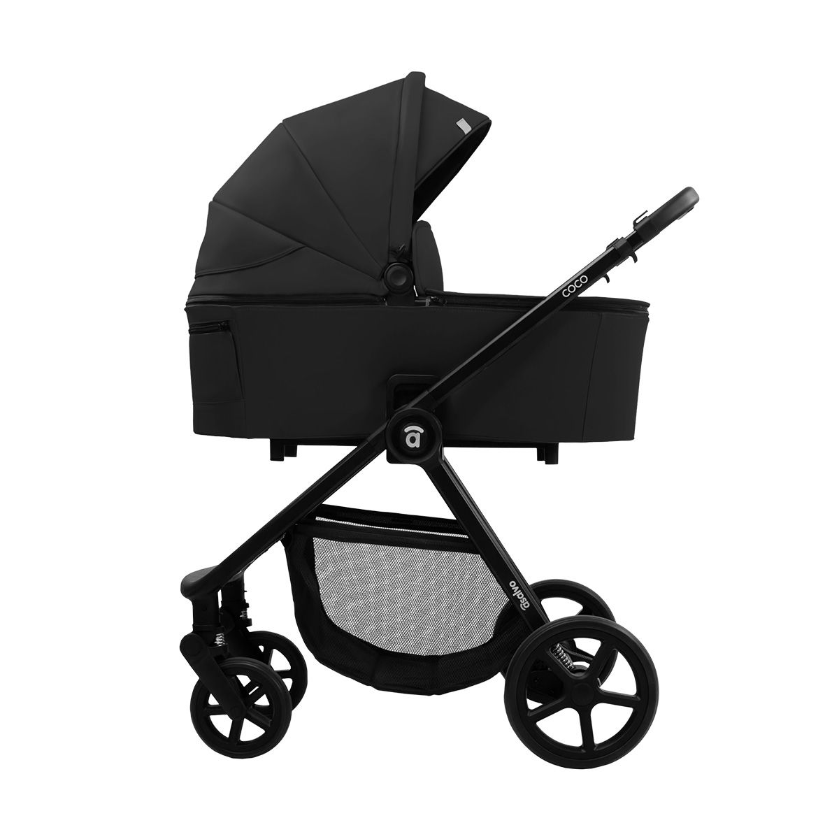 Asalvo Kinderwagen Duo Coco schwarz