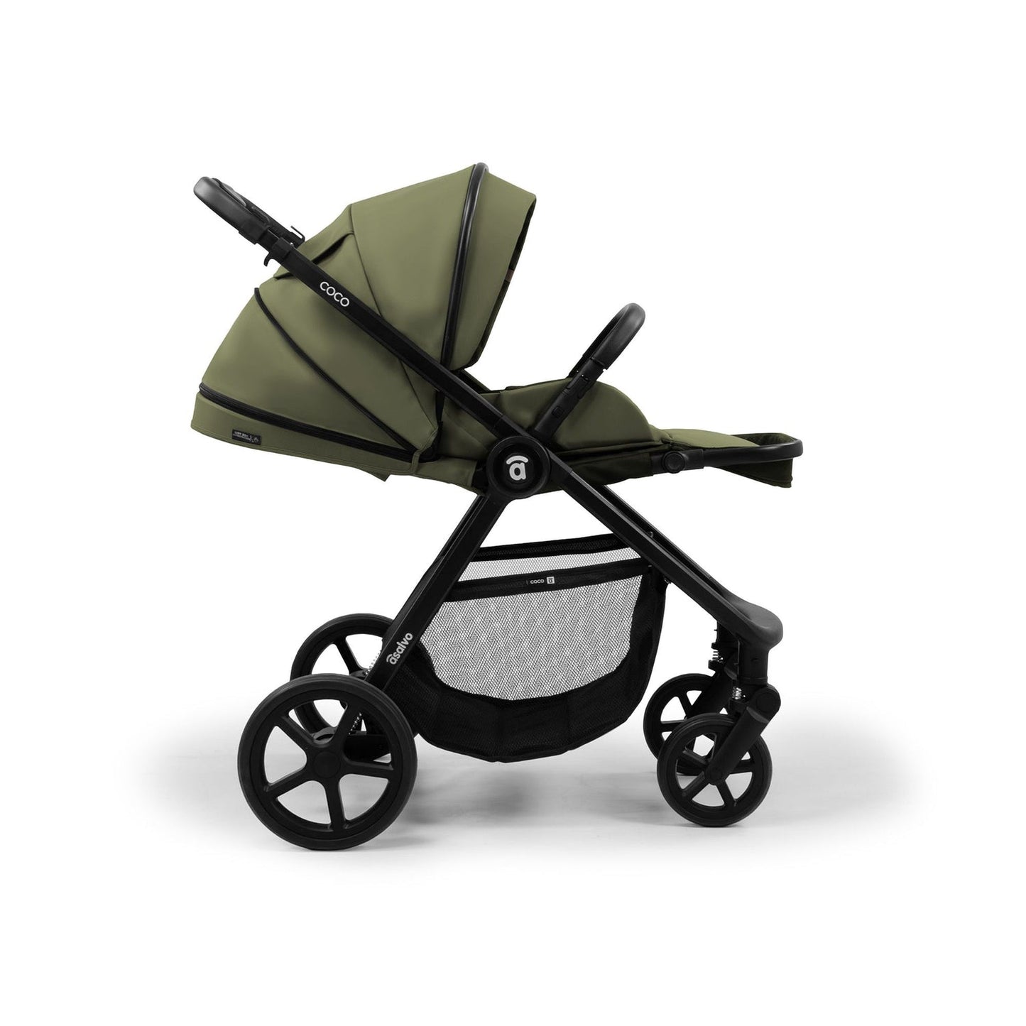 Asalvo Kinderwagen Trio Coco grün
