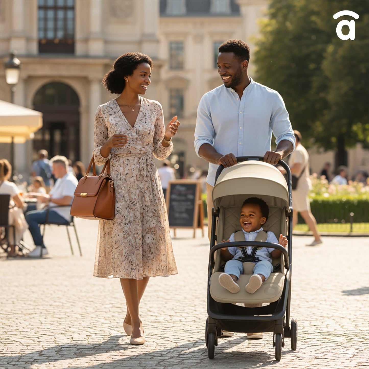 Asalvo Kinderwagen Doha in beige