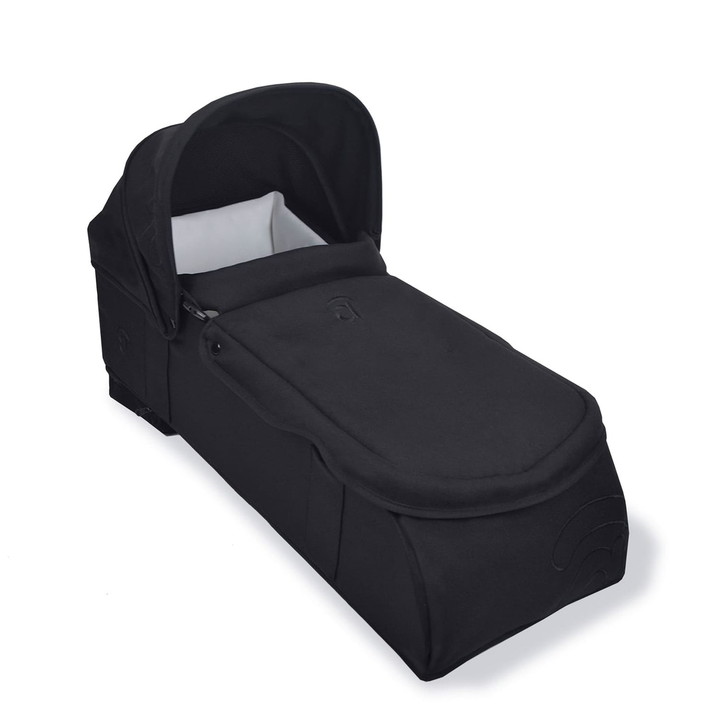 Asalvo Babywanne für Kinderwagen in schwarz