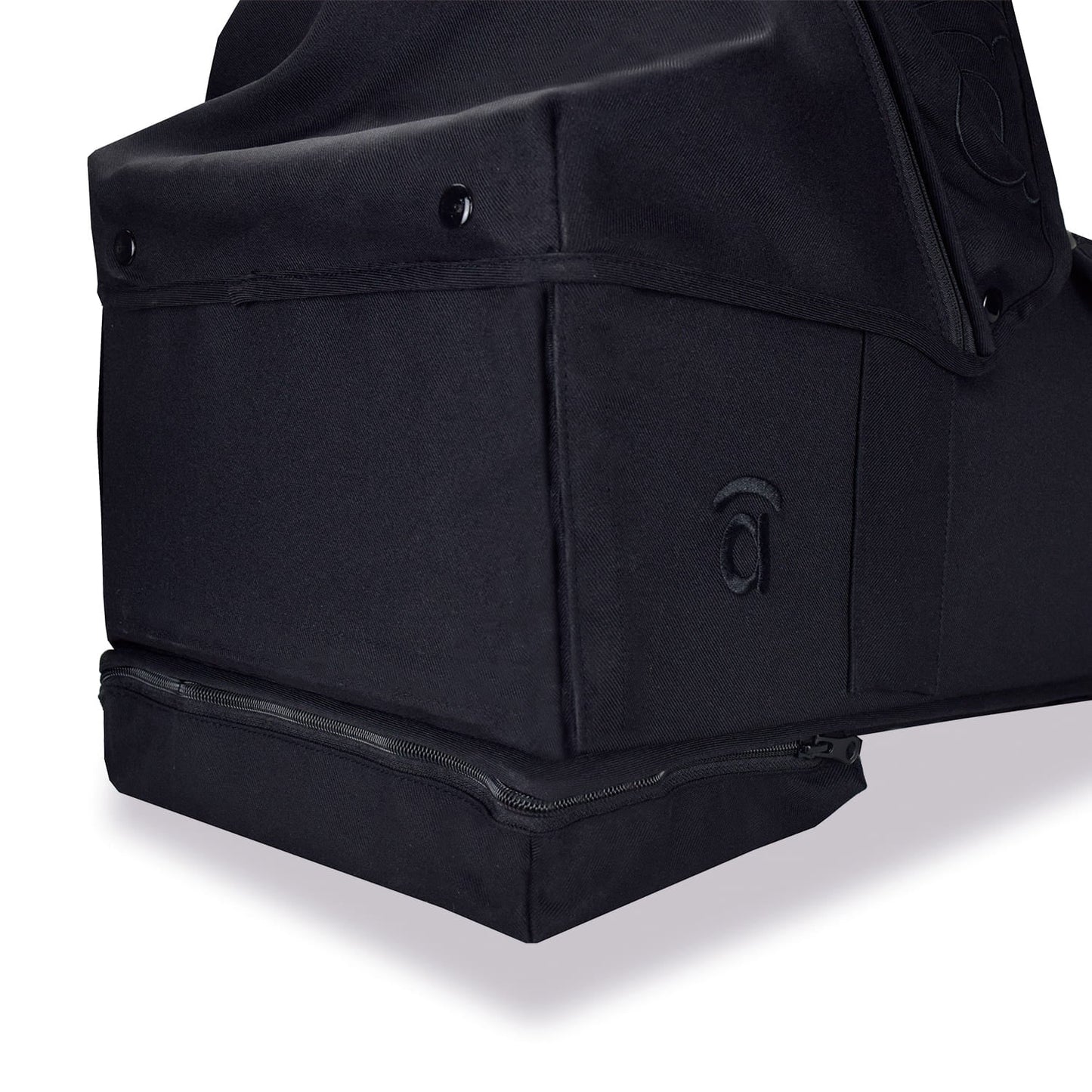 Asalvo Babywanne für Kinderwagen in schwarz