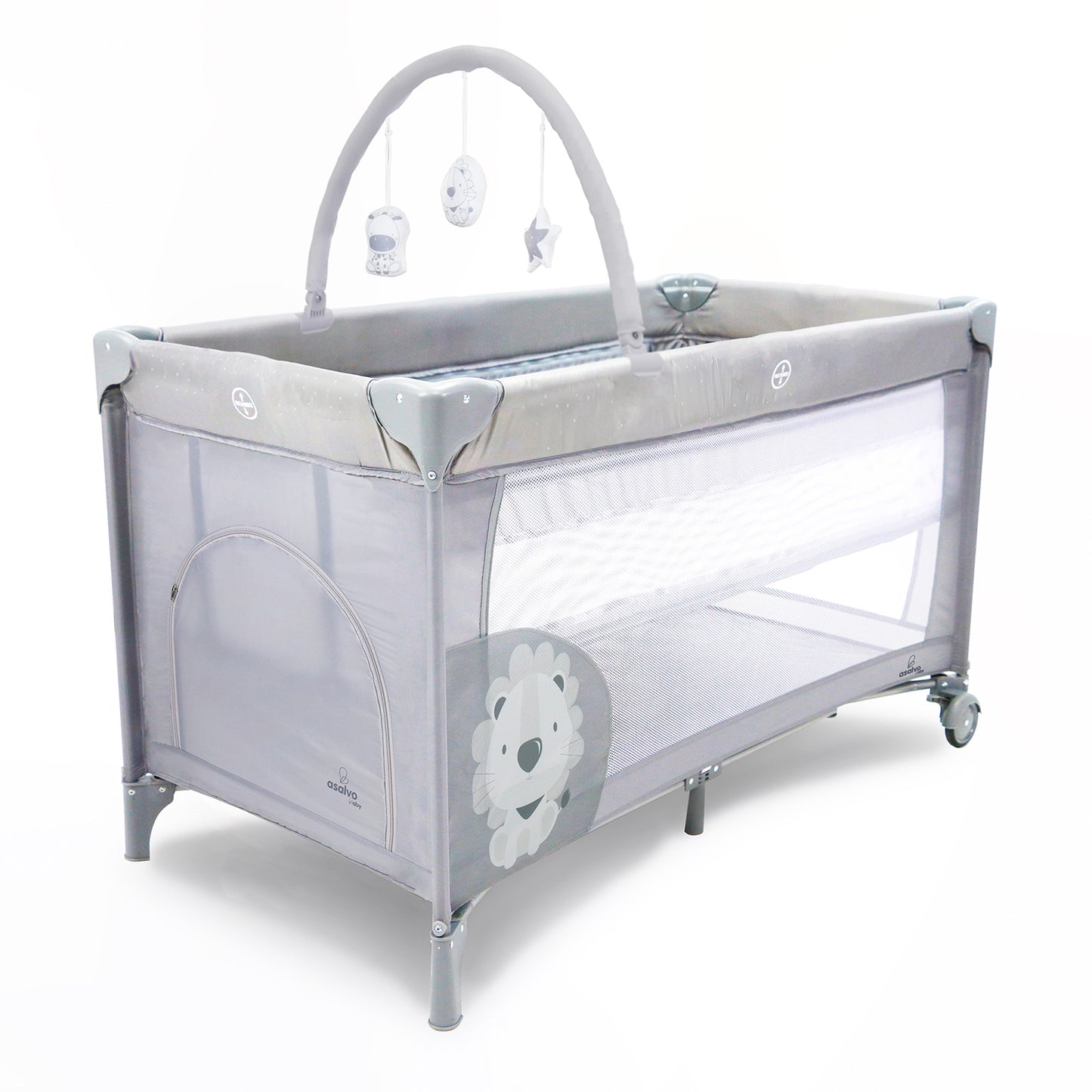 Reisebett COMPLET DUO BABY LION GREY