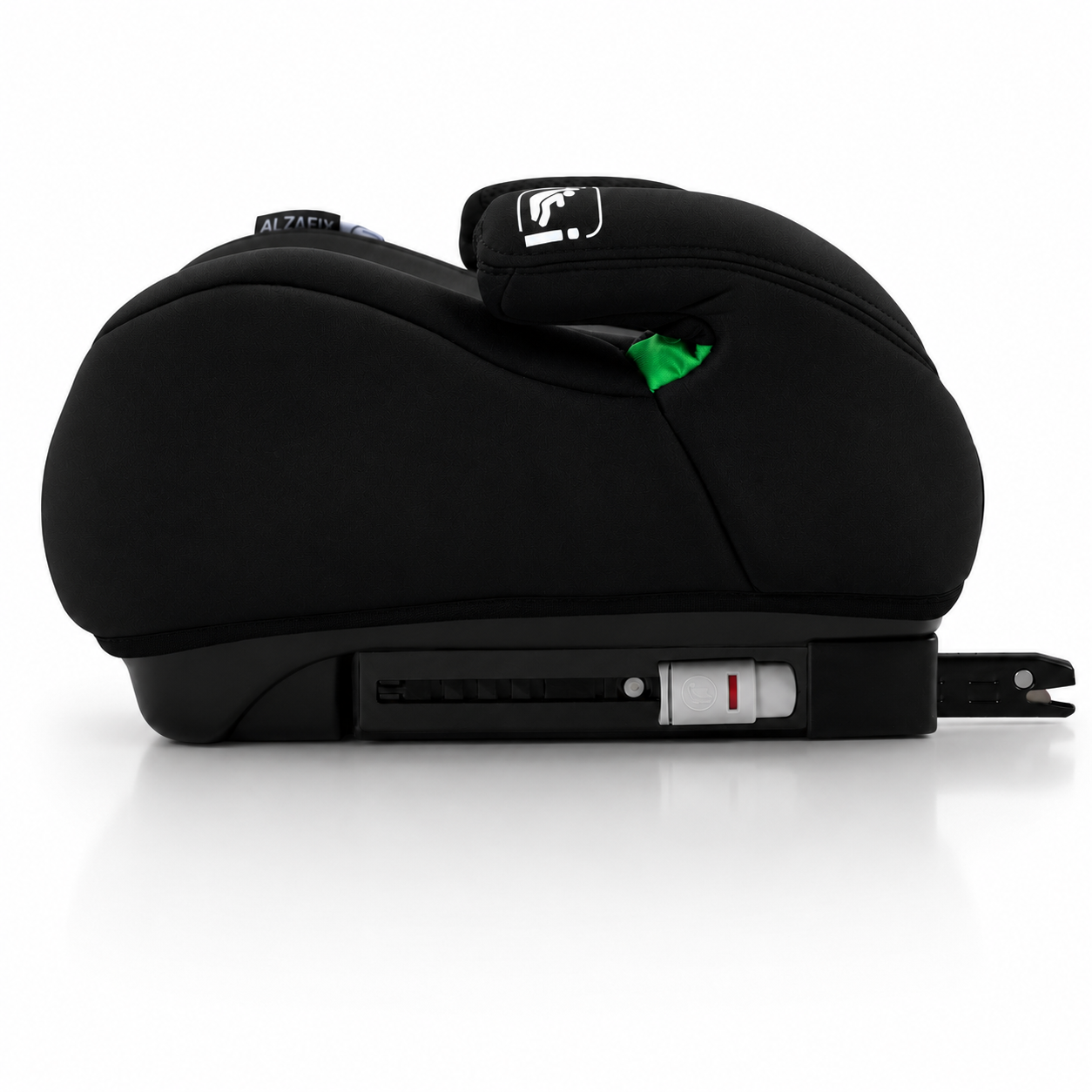 Asalvo Autokindersitz „ALZAFIX BLACK“ inklusive Isofix Halterung