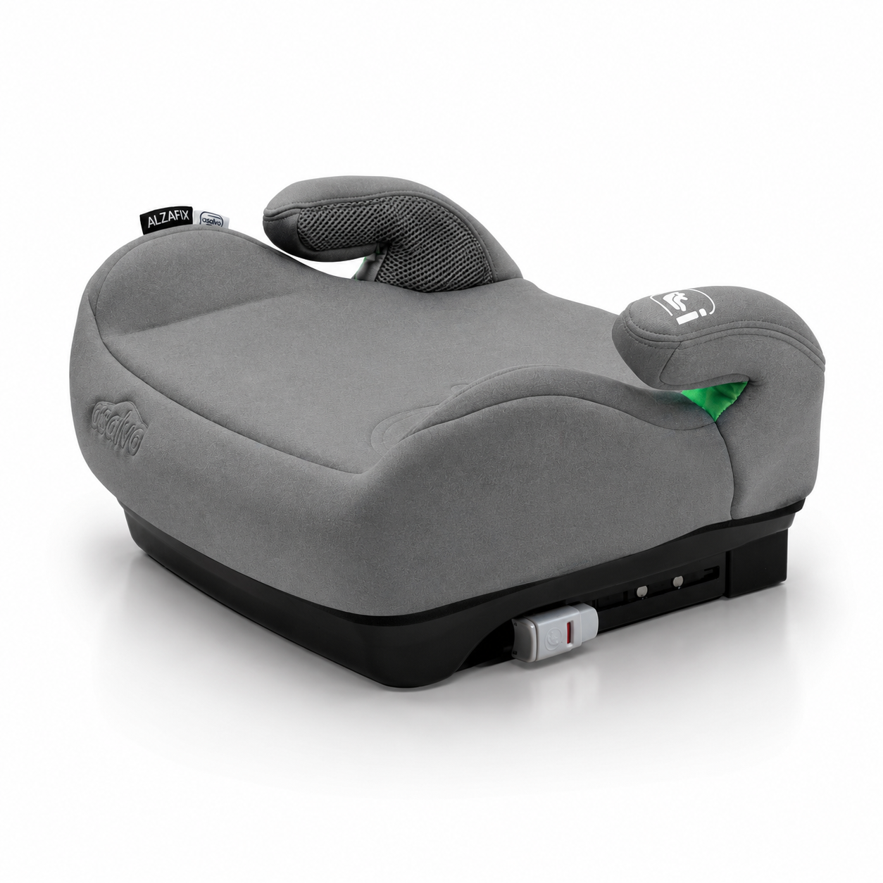 Asalvo Autokindersitz „ALZAFIX GREY“ inklusive Isofix Halterung