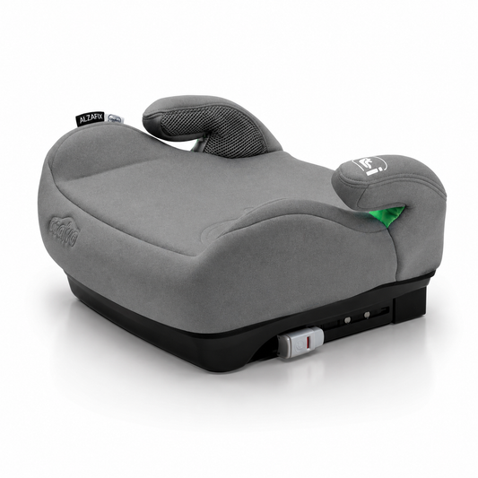 Asalvo Autokindersitz „ALZAFIX GREY“ inklusive Isofix Halterung