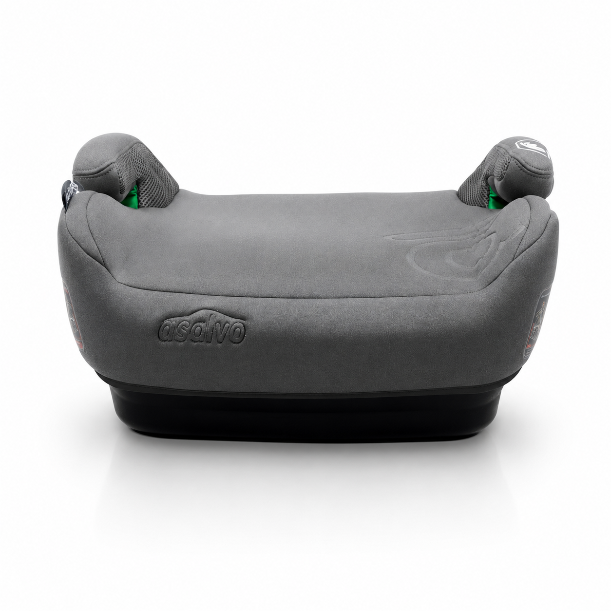 Asalvo Autokindersitz „ALZAFIX GREY“ inklusive Isofix Halterung