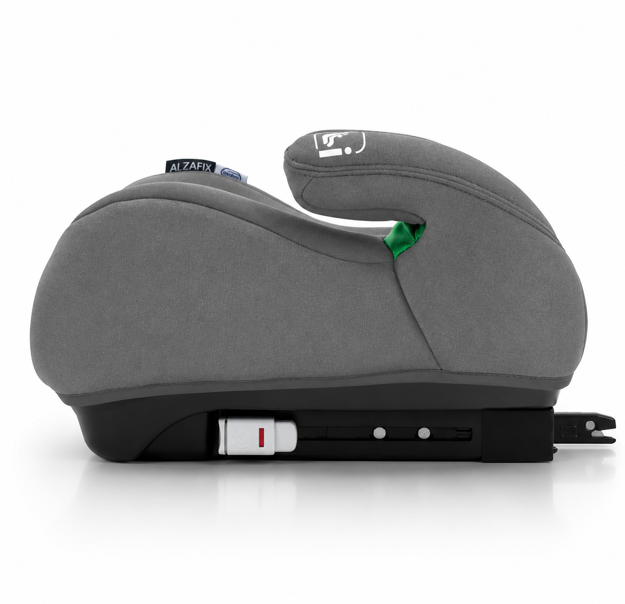 Asalvo Autokindersitz „ALZAFIX GREY“ inklusive Isofix Halterung