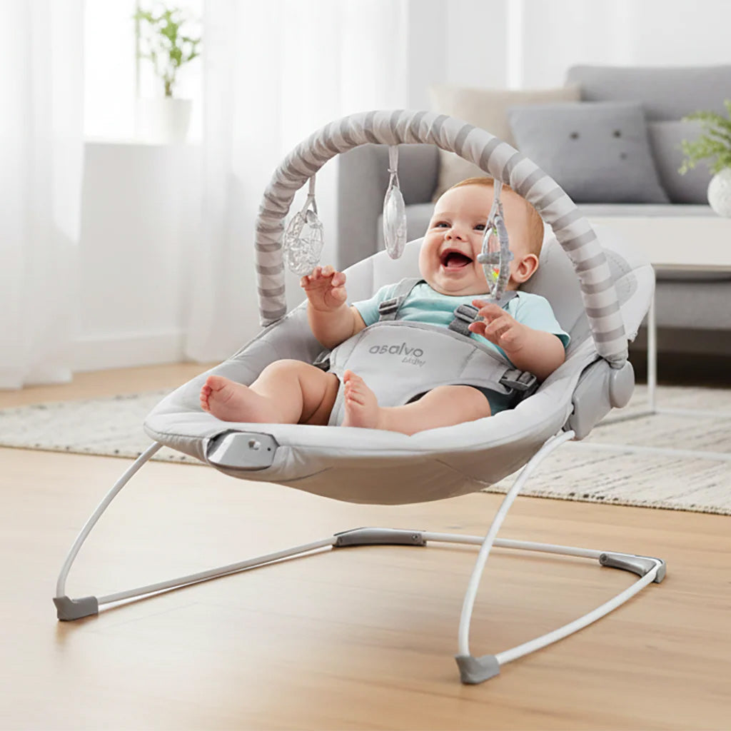 Asalvo Babyschaukel-Wippe MUMMY HIPPO