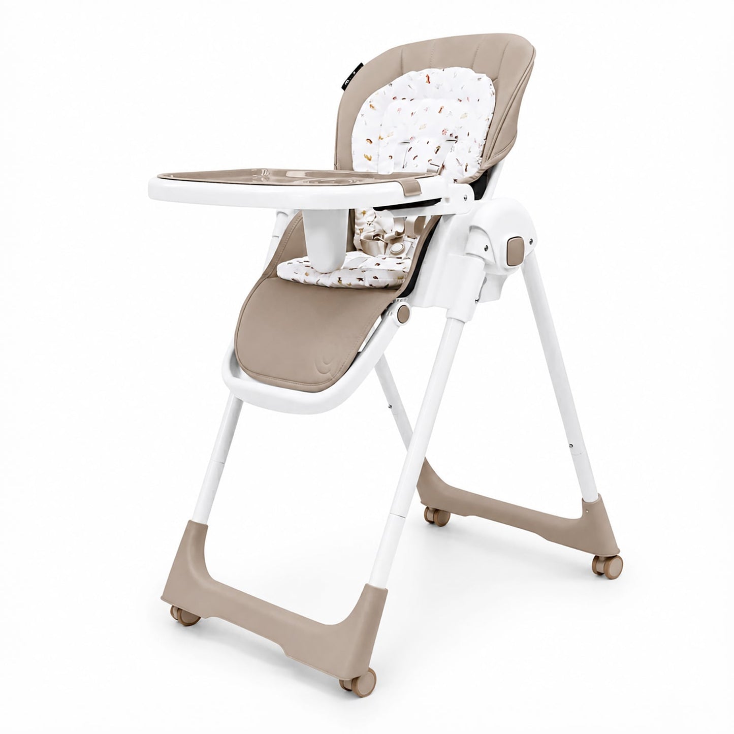 Asalvo Hochstuhl mit Rollen RÎCE BEIGE