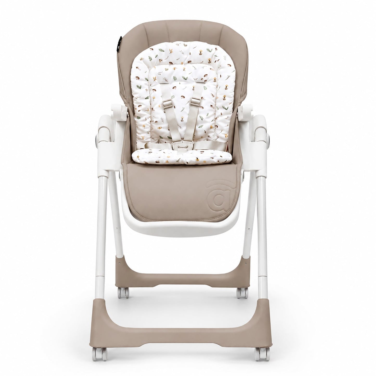Asalvo Hochstuhl mit Rollen RÎCE BEIGE