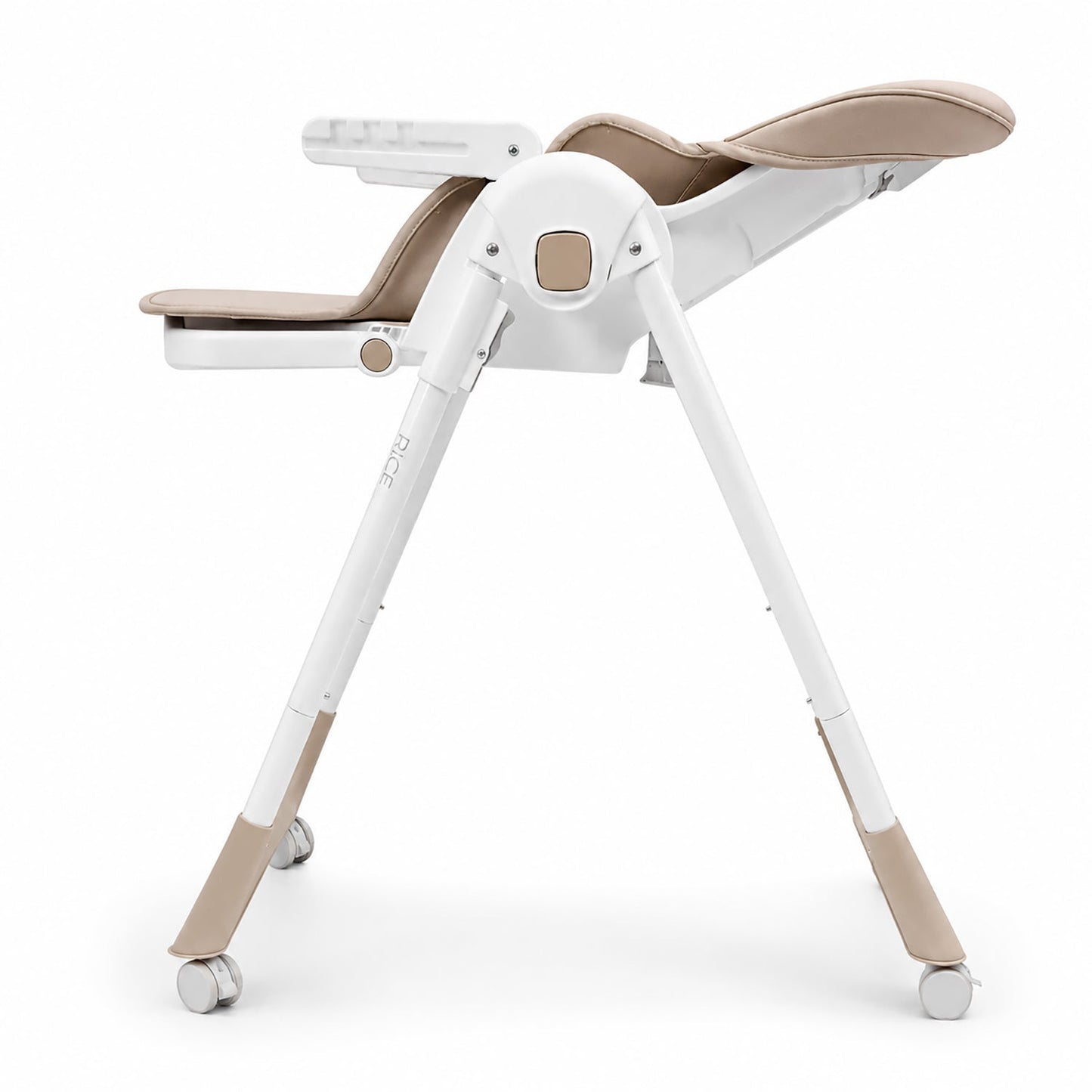 Asalvo Hochstuhl mit Rollen RÎCE BEIGE
