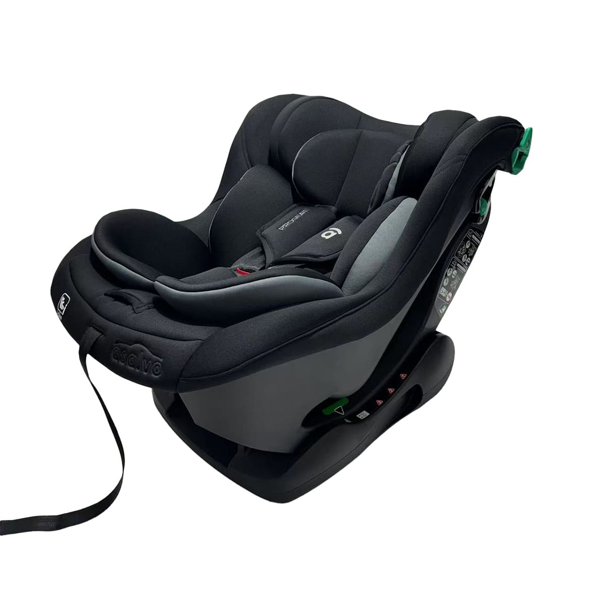 Asalvo Kinderautositz 40-150CM PROSEAT  in schwarz