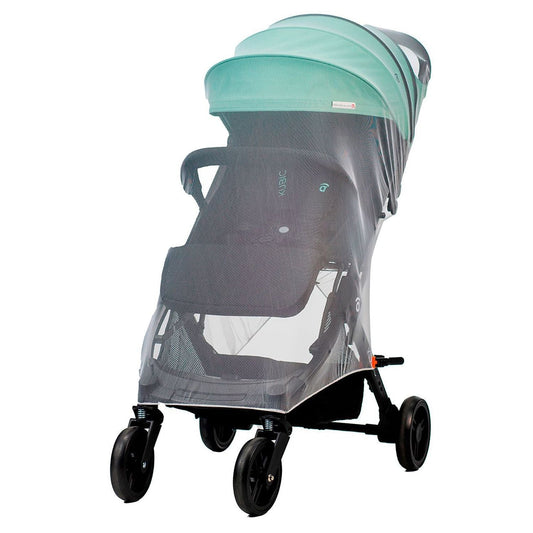 Asalvo Universelles Moskitonetz nutzbar für Kinderwagen, Kinderbett oder Tragewippe