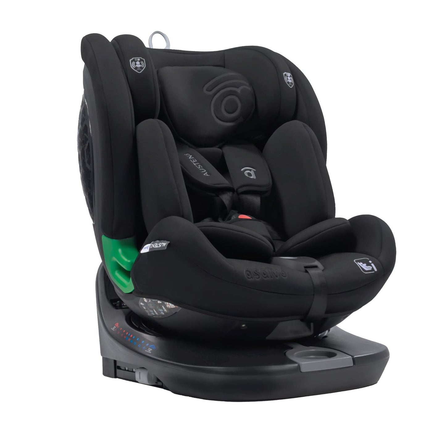 Asalvo Kinderautositz AUSTEN 3 BLACK 40-150CM