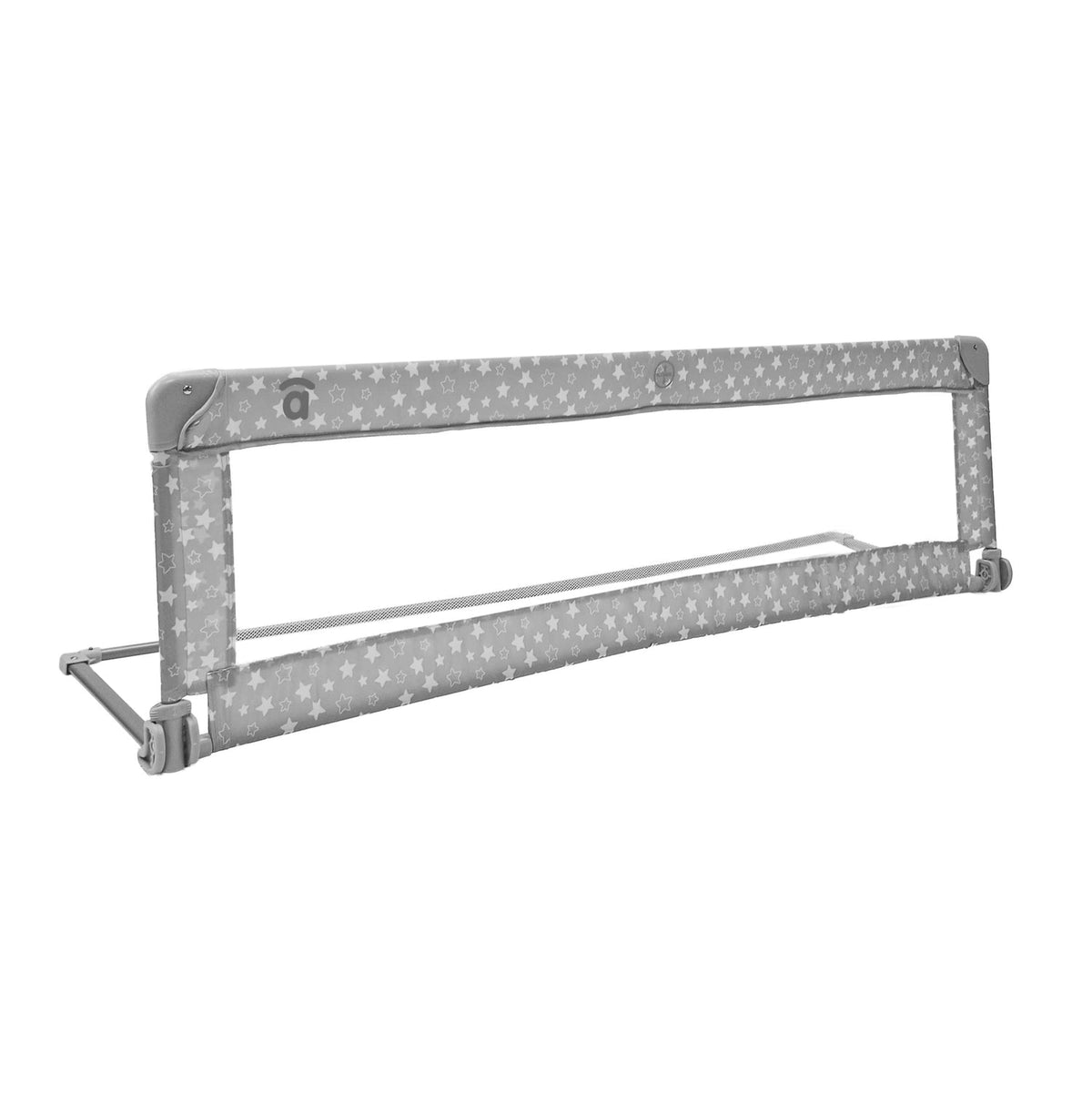 Asalvo Baby Bettschutzgitter in grau mit 150 cm