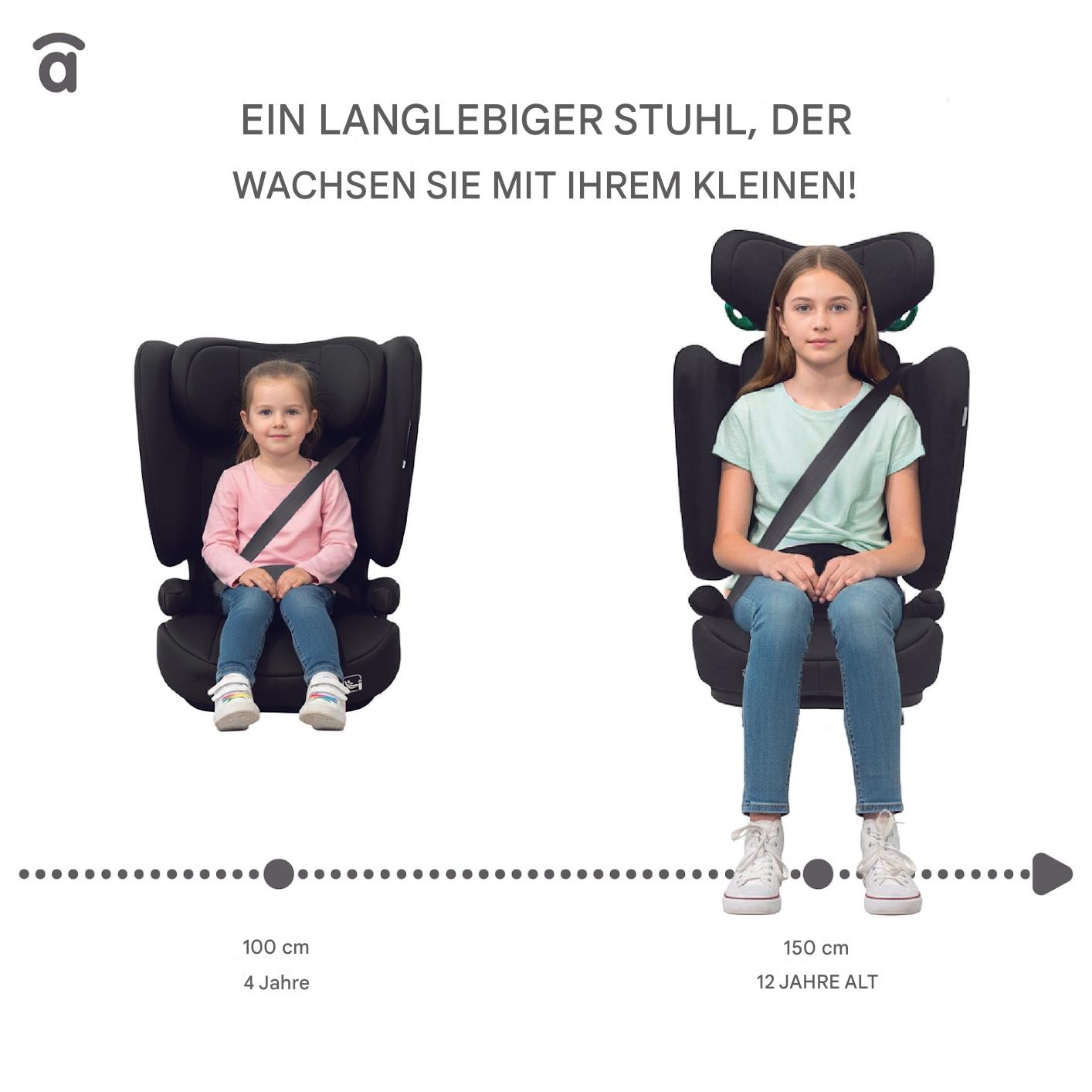 Asalvo Kinderautositz Omniguardin Schwarzer