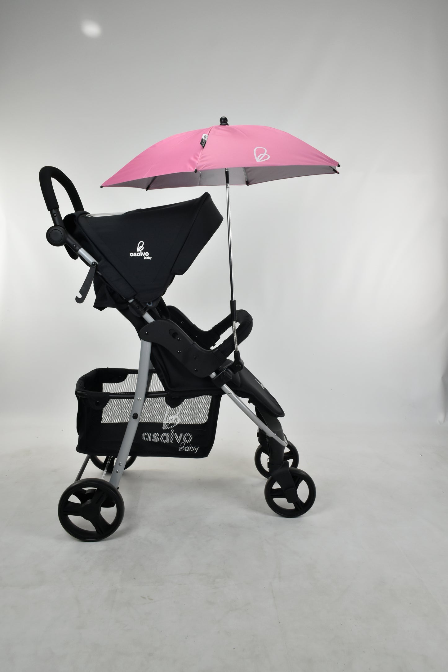 Asalvo Universalschirm für ihren Kinderwagen in Rosa