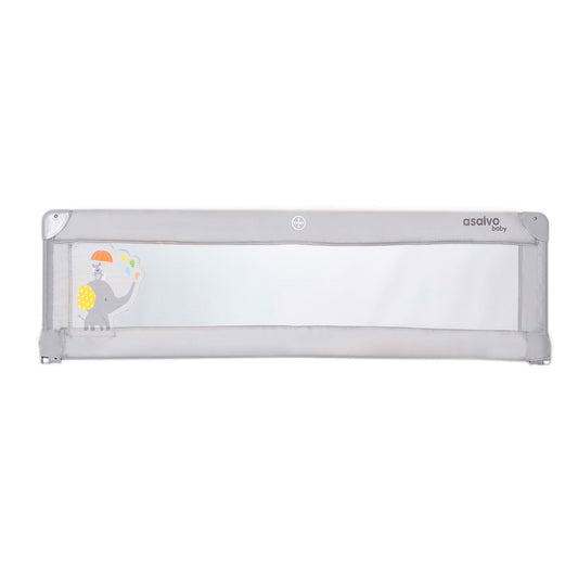 Asalvo Baby Bettschutzgitter in grau mit 150 cm