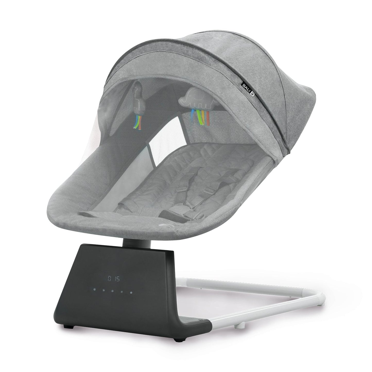 Asalvo Baby-Schaukelstuhl Wippe mit Bluetooth-Steuerung.