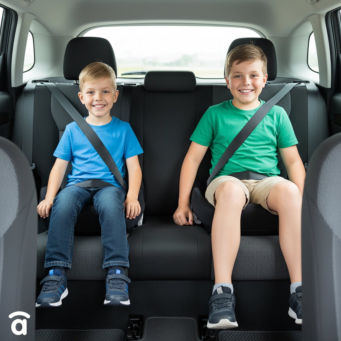 Asalvo Autokindersitz „ALZAFIX GREY“ inklusive Isofix Halterung