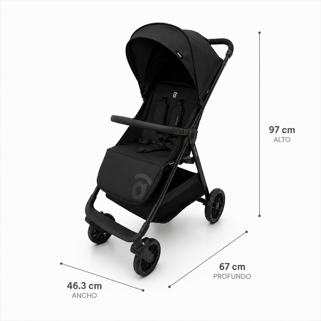 Asalvo Kinderwagen Malaga in beige