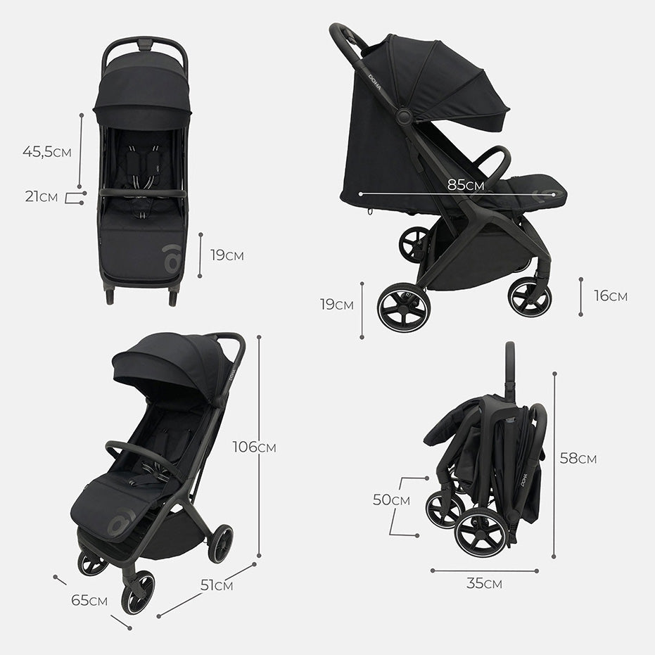 Asalvo Kinderwagen Doha in grün