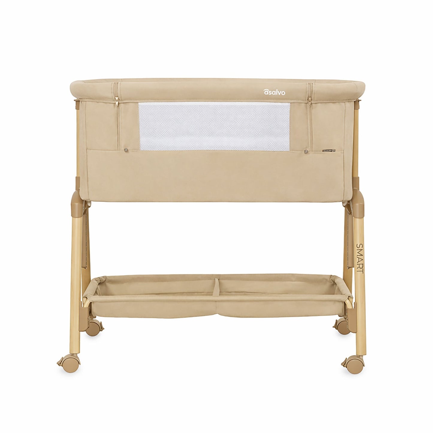 Asalvo 2in1 Kinder- & Beistellbett COT SMART in Beige