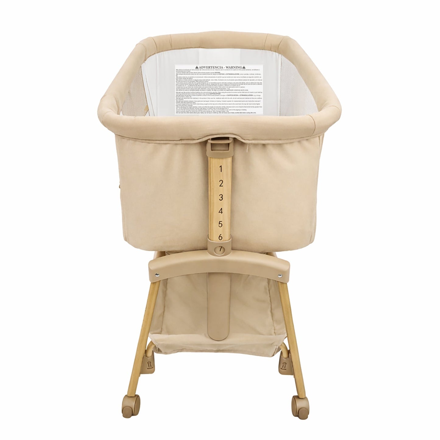 Asalvo 2in1 Kinder- & Beistellbett COT SMART in Beige